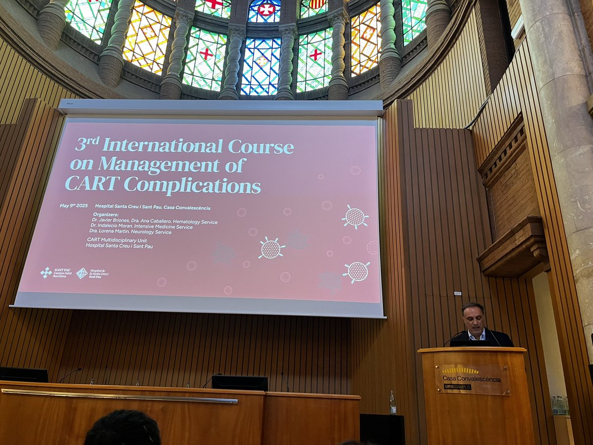 anitaCaballero (@anita_caballero) on Twitter photo We're starting the 3rd edition of our international course on the management of CART complications ! 🙂 We'll learn from leading experts in the field!! <a href="/hematosantpau/">Hematología SantPau</a> #CART We're starting the 3rd edition of our international course on the management of CART complications ! 🙂 We'll learn from leading experts in the field!! <a href="/hematosantpau/">Hematología SantPau</a> #CART