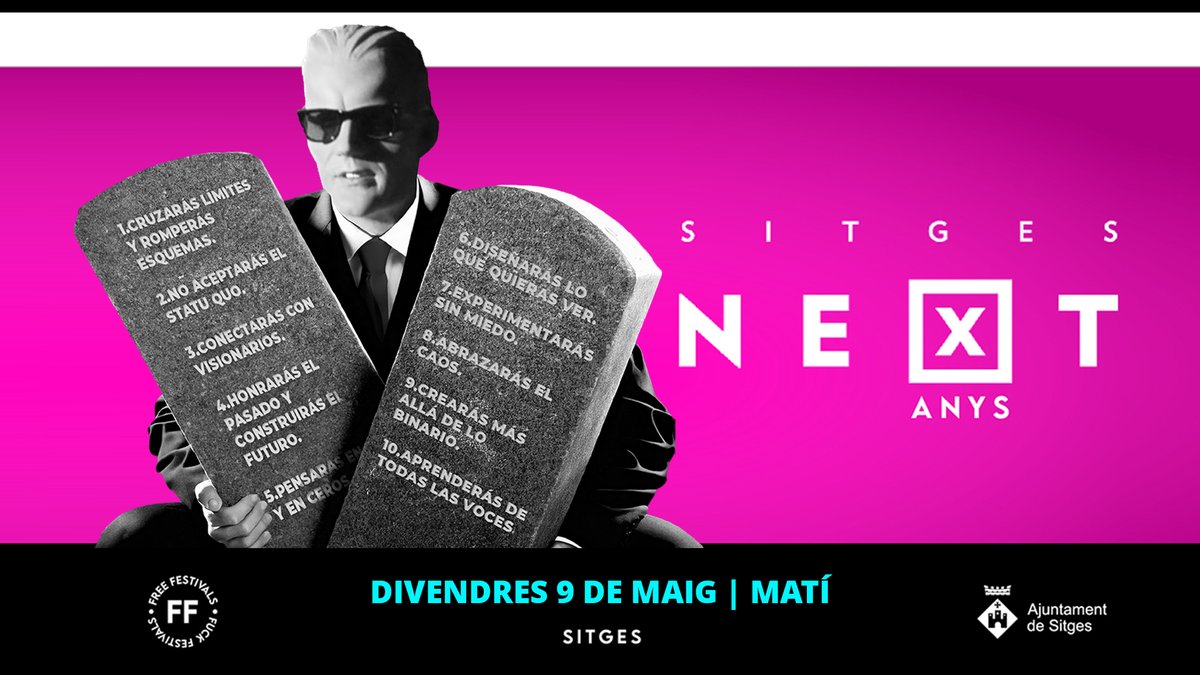 |✖️| En menys d'una hora arranquem amb el darrer dia de festival
📢 No us perdeu cap de les interessants ponències que us proposem per avui
🎥 Festival també en streaming!
youtu.be/iS-bRHL32SM