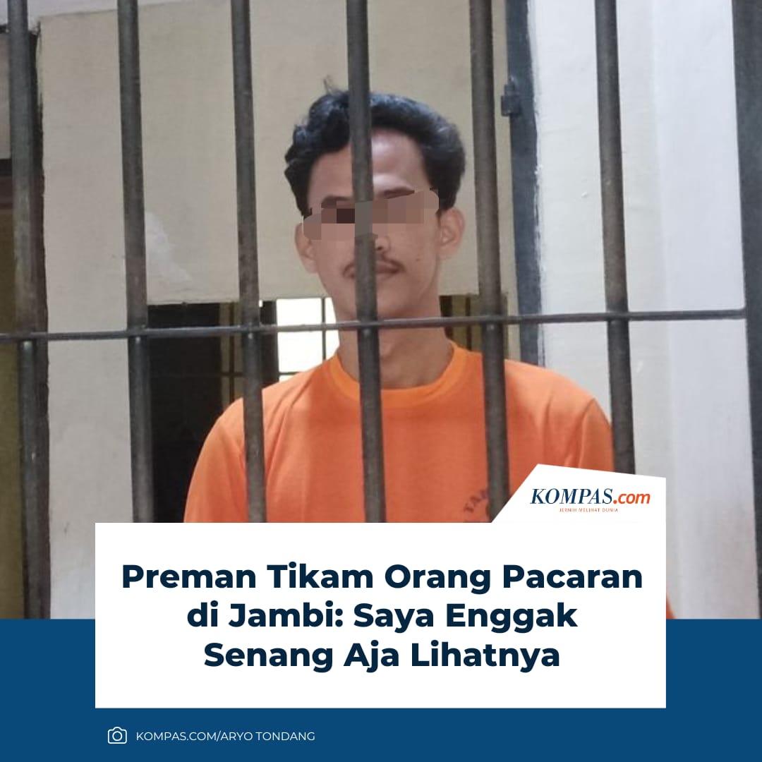 kompascom's tweet photo. Preman Tikam Orang Pacaran di Jambi: Saya Enggak Senang Aja Lihatnya

Baca di https://t.co/xsRZxEla3V https://t.co/F9wUIGqKfq