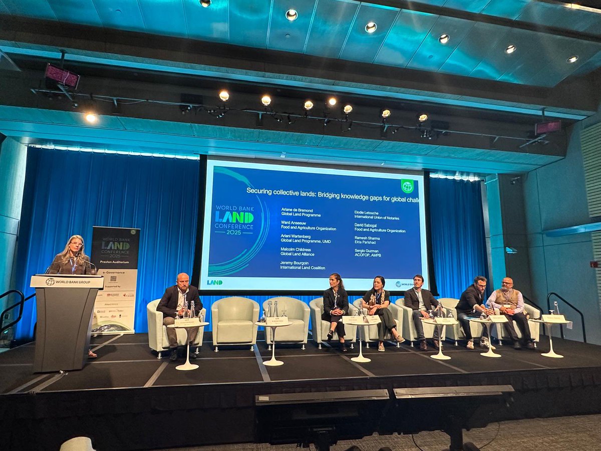 Cette semaine le #notariat français a participé à la #LandConf2025 de la <a href="/WorldBank/">World Bank</a> à #Washington portant sur la terre et le #foncier. A cette occasion :
- Me Letouche est intervenue avec <a href="/ONU_fr/">Nations Unies (ONU)</a> <a href="/FAO/">Food and Agriculture Organization</a> et <a href="/uinl_org/">UINL</a> sur le thème « Responsible Land Governance &amp; Preventive Justice-