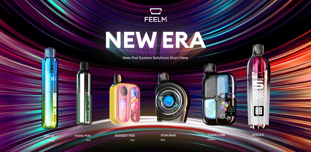 FEELM launches new pod solution product series in the Birmingham UK,  empowering the industry to enter a NEW ERA🥳
The series consists of 6 products, all featuring a modern design and a strong sense of technological aesthetics,  combinrd with high interactivity and playability💫