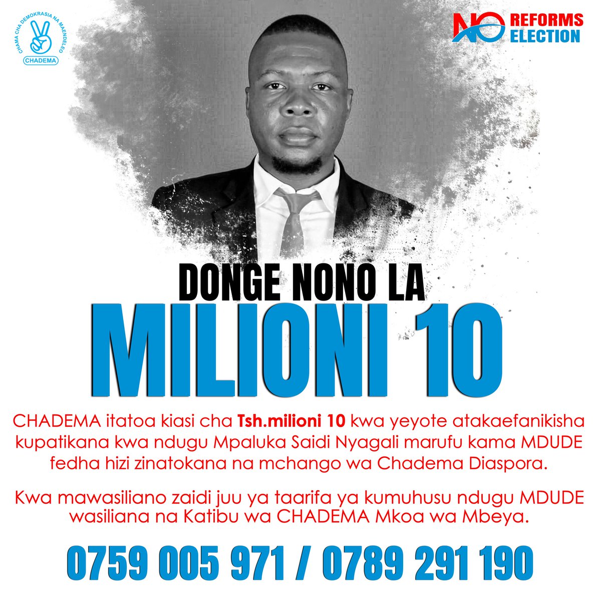 kuringechadema's tweet image. Naomba Retweet 500 kama sehemu ya ibada #FreeMdudeNyagali 🙏