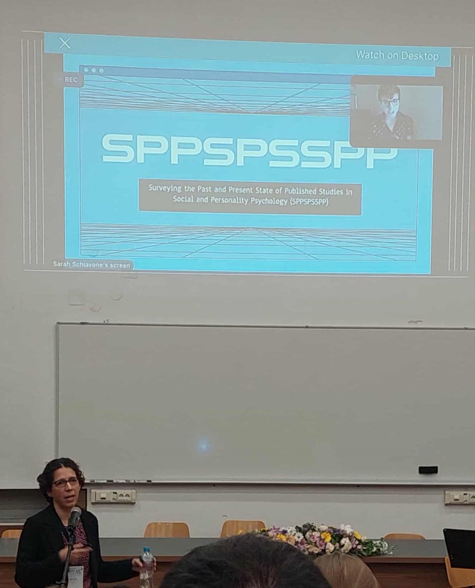 Bojana Dinić (@b_dinic) on Twitter photo 🧠 Great talk by <a href="/siminevazire/">simine vazire</a> on "Where are the self-correcting mechanisms in science?" at the 27th Bujas Psychology Days conference in Zagreb. Thought-provoking and timely! Can't wait to hear more about the SPPSPSSPP project. 🧠 Great talk by <a href="/siminevazire/">simine vazire</a> on "Where are the self-correcting mechanisms in science?" at the 27th Bujas Psychology Days conference in Zagreb. Thought-provoking and timely! Can't wait to hear more about the SPPSPSSPP project.
