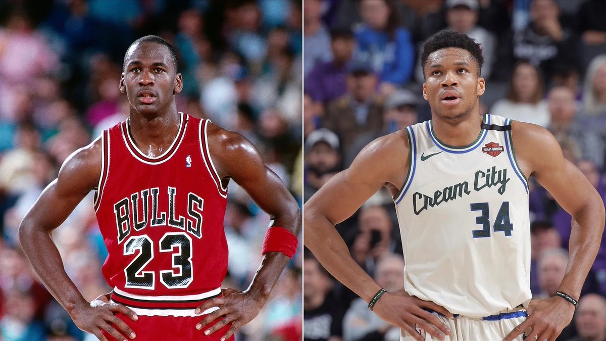 Players to average 30 PPG on 50% FG for four consecutive seasons:

Wilt Chamberlain (1961-65)
Michael Jordan (1988-92)
Giannis Antetokounmpo (2022-25)

Please. Just let that sink in...