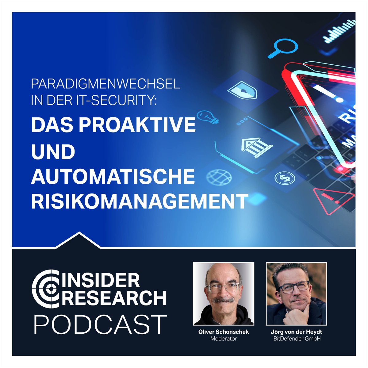 🔐 Paradigmenwechsel in der IT-Security: 
Das proaktive &amp; automatische Risikomanagement im Gespräch mit Jörg von der Heydt von Bitdefender und Oliver Schonschek von Insider Research.

🎧 Jetzt reinhören auf YouTube: youtube.com/watch?v=2aqhPp…
Mehr Infos: security-insider.de/cybersecurity-…