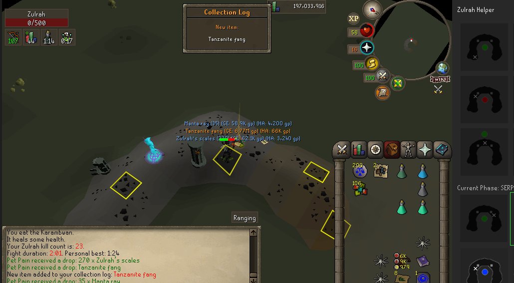 tanzanite fang at 23 kc! spoon? :D #osrs
