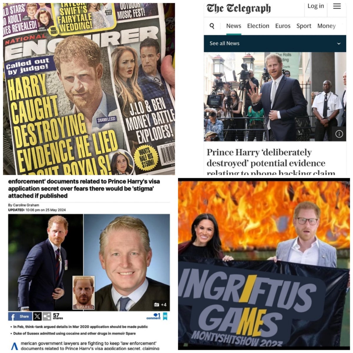Cleorio1991's tweet photo. @usweekly Are you paid to add that Lying traitor name with the king.
That Traitor must never be mentioned with Royal family ever again.
#HarryisaLyingTraitor
#HarryisaGrifter
#FOHARRY
#VOETSEKHARRY https://t.co/h4qIT1fxXr