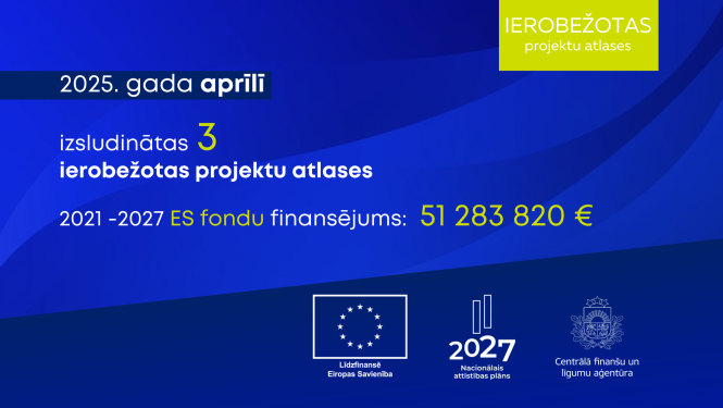 CFLA_gov_lv's tweet image. 🗓️ Aprīlī @CFLA_gov_lv izsludināja 3 ierobežotas projektu atlases.

🔎 Uzzini vairāk: cfla.gov.lv/lv/jaunums/apr…

#ESfondi #ERAF #ESFPlus #IPIA