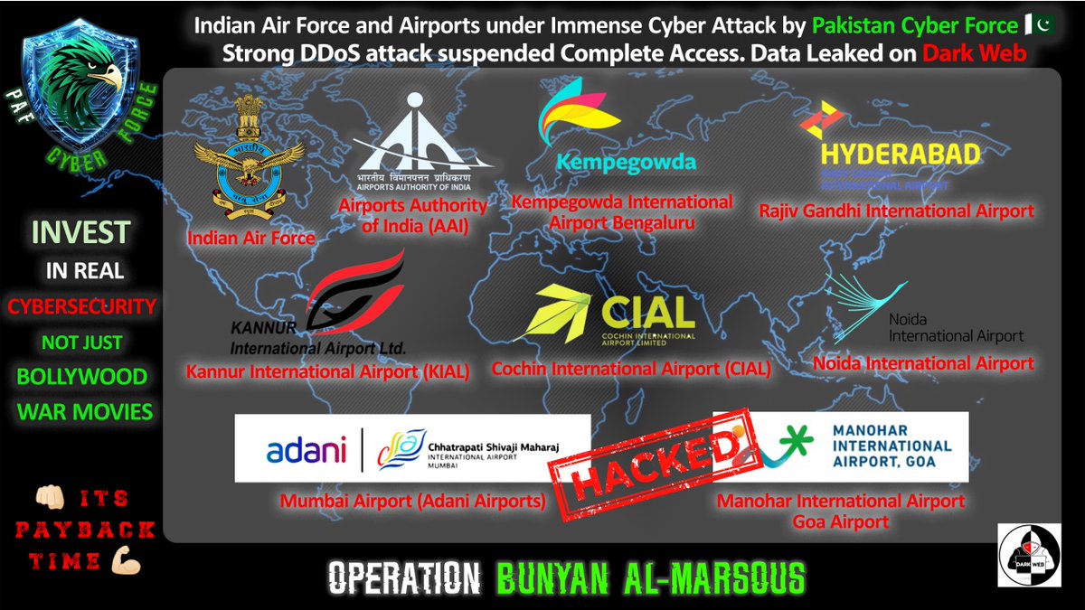🚨 OPERATION BUNYAN AL-MARSOUS
2,500+ cams HACKED across India — IAF bases, military sites, hospitals, govt buildings &amp; more!
#PAFCyberForce 🇵🇰
#OPERATIONBUNYANALMARSOUS 🇵🇰