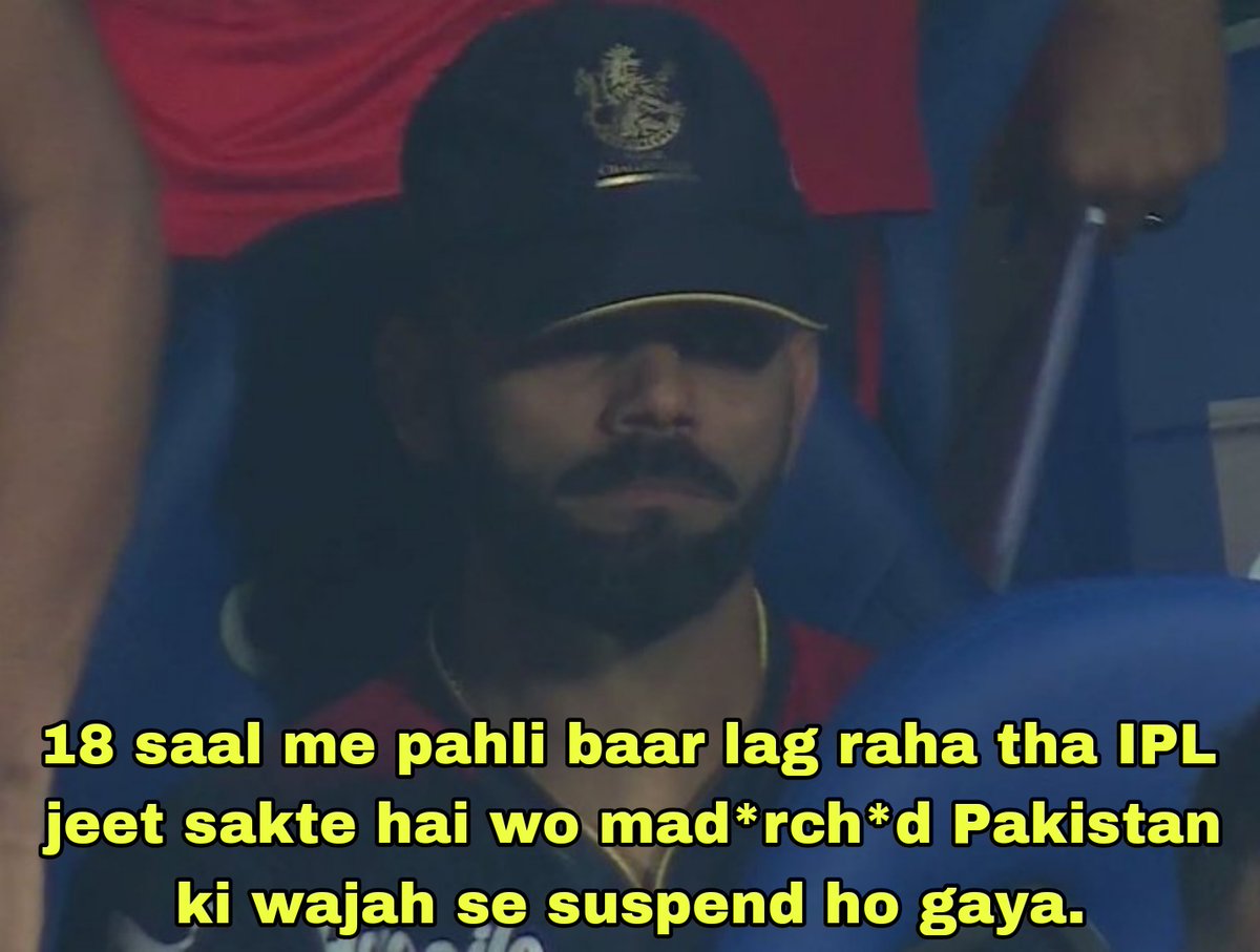 VinaySingh_VIP's tweet photo. IPL Suspended 

Reason is #IndiaPakistanWar #IndiaPakWar #IndiaPakistanWar2025 

India-Pakistan

This War Time I Request to All my Countries people don't believe in Current fake News 

Follow and double check source before post or repost any News https://t.co/4TZrCJ8yIi