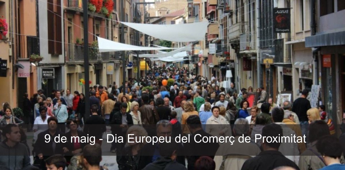 🛍️ Avui, 9 de maig, celebrem el Dia Europeu del Comerç de Proximitat.

🏙️ Una jornada per reconèixer la importància que té el comerç de proximitat per dinamitzar barris i ciutats.

#ElGovernDeTothom