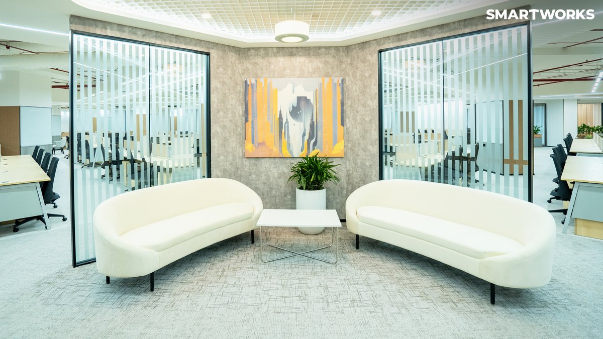 Soak up the Friday vibes in our chill common areas—perfect for creative chats or team hangouts. For fully managed office spaces tailored to your teams' needs, connect with us. bit.ly/4ho7l7n

#Smartworks #ManagedCampuses