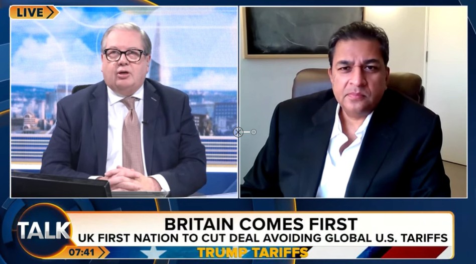 This is a framework that marks the beginning of a negotiation, as the UK aligns to the U.S. approach to dealing with China. This has the potential to be a very big deal.

📺WATCH our Chairman <a href="/ShankerASingham/">Shanker Singham</a>'s take on the UK-U.S. trade deal on <a href="/TalkTV/">Talk</a> 👇
youtube.com/watch?v=Kp7KYi…