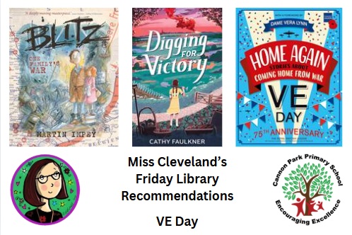 CannonParkSch's tweet photo. For #FridayLibraryRecommendations this week, Miss Cleveland has chosen books that link to #VEDay80: https://t.co/p7r7boIhw0
#ReadingForPleasure https://t.co/AmhjlxjfUj