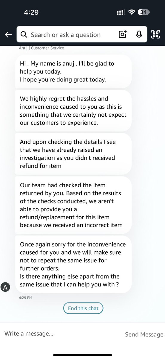 v_teraiya's tweet photo. @AmazonHelp Social media replies they give 😂 @amazon @amazonIN @jagograhakjago https://t.co/NgTesEDEJW