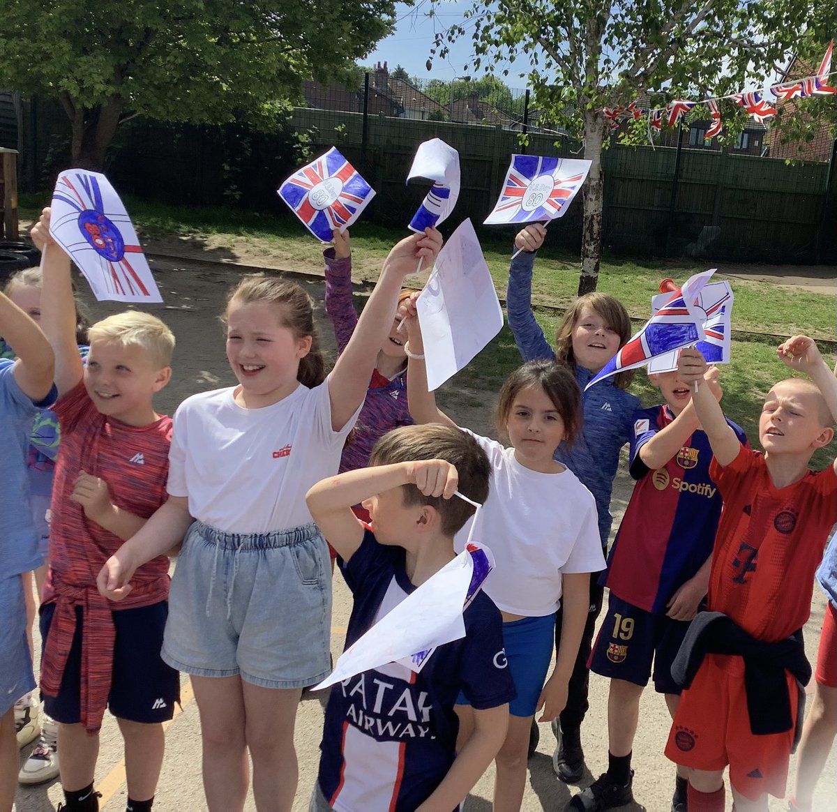 VE Day celebrations yesterday! #MuchWooltonHistory <a href="/muchwooltonsch/">Much Woolton School</a>