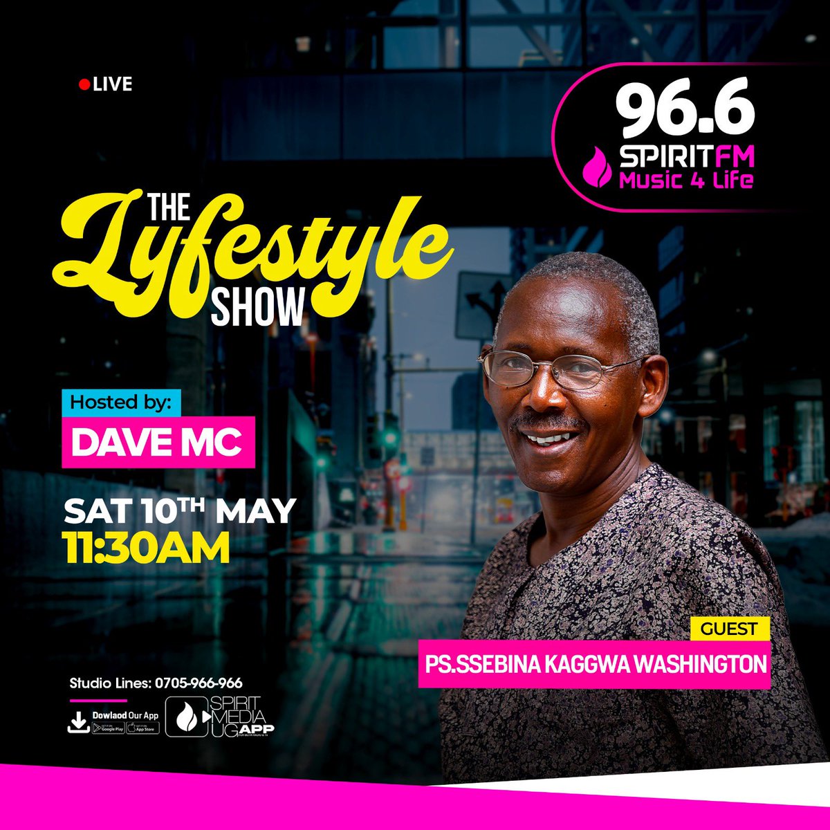 This Saturday with <a href="/davemcug/">DaveMc UG Live</a> on your Music For Life station, he will be hosting <a href="/realexodusug/">EXODUS</a> and Ps. Ssebina Kaggwa tune and have a blast.