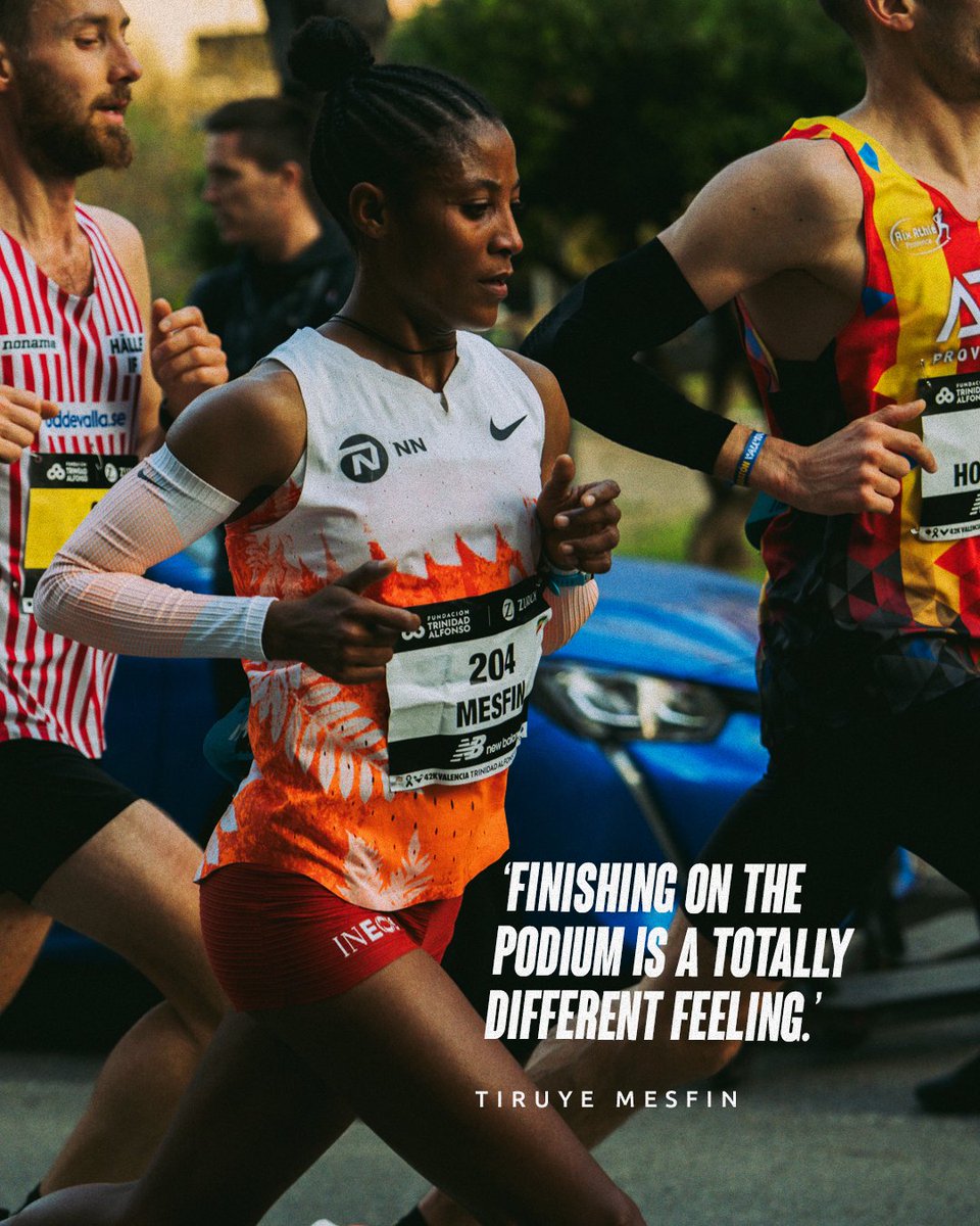 dsmfrunningteam's tweet image. Sometimes, it's not about the time.

Watch the first episode of our #LookingBack series on YouTube, featuring Tiruye Mesfin 🇪🇹 as she reflects on her third place finish at the @maratonvalencia.

#NNRunningTeam