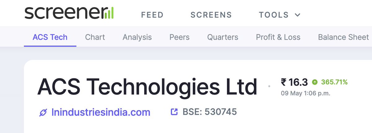 UnlistedZone's tweet image. 📢 ACS Tech is now listed via reverse merger!

LN Industries India Ltd has been renamed as ACS Technologies Ltd, post reverse merger.

✅ Trading of shares resumes from May 7, 2025 on BSE (Scrip Code: 530745).

#NHN #ReverseMerger #ACS #UnlistedShares #StockMarket #BSE