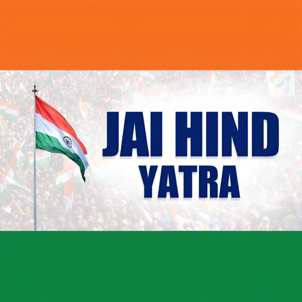 Congress proudly announces the launch of the #JaiHindYatra, to honor the bravery of our Armed Forces and remember the innocent lives lost in the Pahalgam terror attack. This Yatra serves as a tribute to the courage and sacrifice of our soldiers who protect our nation every day.