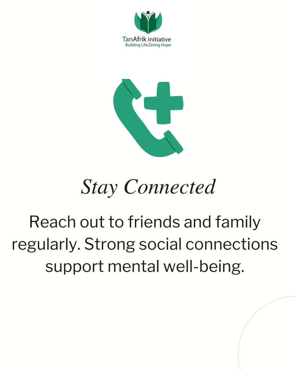 tanafrik's tweet photo. it's Okay to Not Be Okay: Reach out to a friend. Sometimes, a simple conversation can be the first step to healing. Stay Connected: Your friends care about you. Don’t hesitate to let them know when you’re struggling. #CheckInOnEachOther
#YouAreNotAlone https://t.co/WG7rTVg7Rt