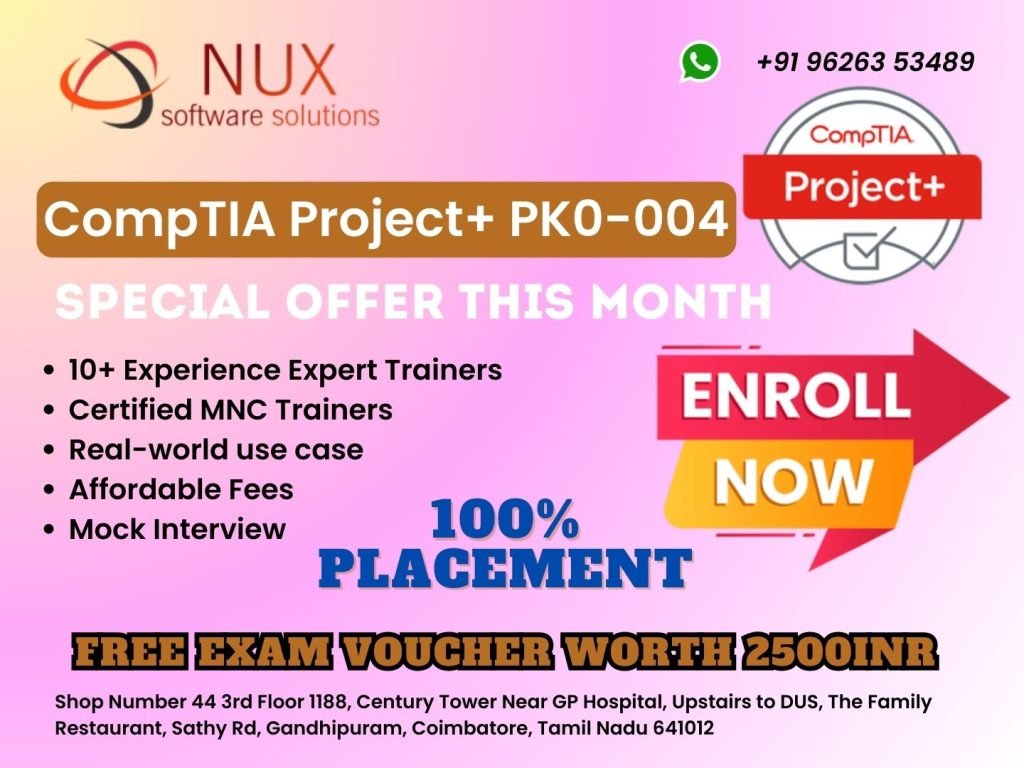 NuxSoftware's tweet image. CompTIA Project+ PK0-004 Training and Certification
#CompTIAProjectPlus
#CompTIAProjectPlusPK0
#ProjectPlusCertification
#projectPlusExam
#ProjectPlusTraining
#CompTIA
#ProjectManagement
#ProjectManagementCertification
#ProjectManagementTraining
#ProjectManager
