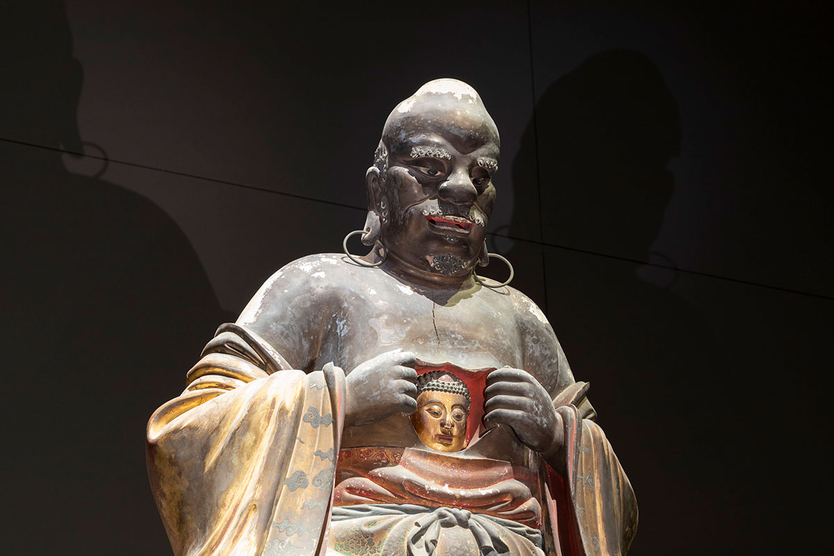 自分の中の仏】 こちらは「十八羅漢坐像のうち羅怙羅尊者像」(京都