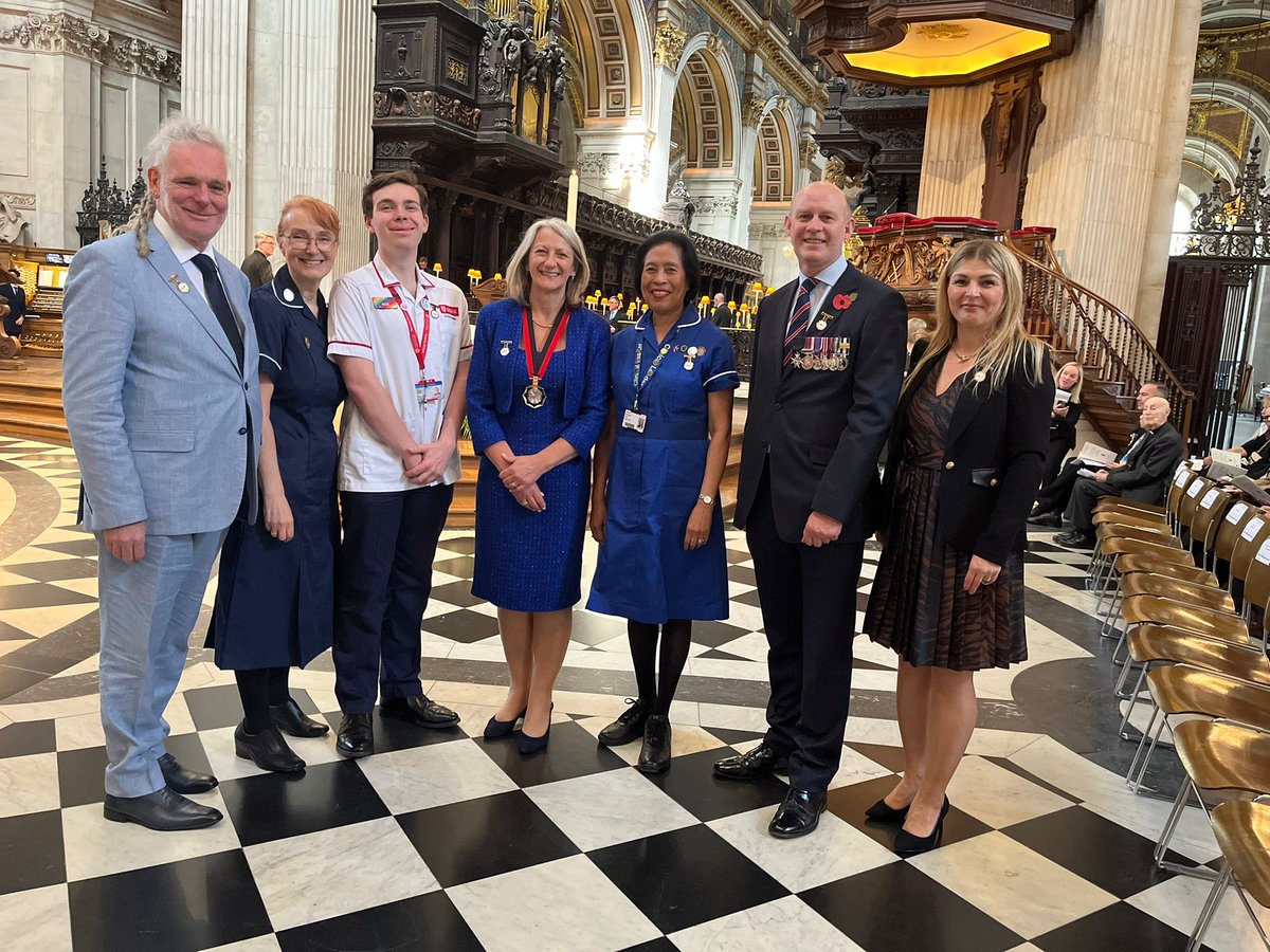 Worshipful Company of Nurses (@companynurses) on Twitter photo WCoN represented nurses at the VE Day Evensong Service <a href="/StPaulsLondon/">St Paul's Cathedral</a> yesterday with emergency services & armed forces. Master & six Company nurses heard readings & music celebrating resilience & fortitude of the people of London 1945 & today. The Master read a prayer. WCoN represented nurses at the VE Day Evensong Service <a href="/StPaulsLondon/">St Paul's Cathedral</a> yesterday with emergency services & armed forces. Master & six Company nurses heard readings & music celebrating resilience & fortitude of the people of London 1945 & today. The Master read a prayer.