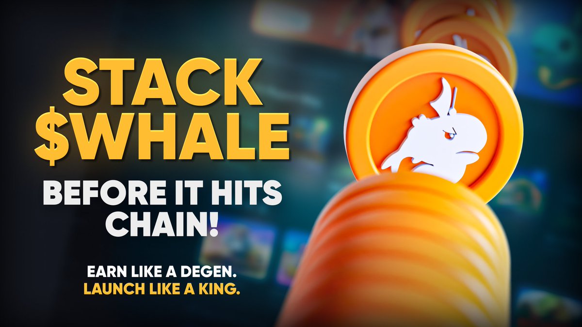 🐳 WAGER &amp; EARN - Start stacking $WHALE! 

Here's how you front-run the drop:

Every XP you earn on Whale now turns into $WHALE!

Slots, Live Casino and Sports - it all counts!🔥

🐳 Read more HERE - whale.io/thedailyfinn/p…