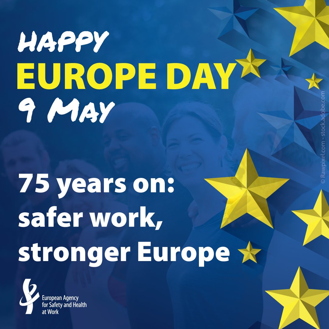 EU-OSHA 🇪🇺 (@eu_osha) on Twitter photo Celebrating 75 years of progress and a future that puts people first. 🙌
Happy #EuropeDay 🇪🇺 from <a href="/EU_OSHA/">EU-OSHA 🇪🇺</a> 🎉
osha.europa.eu/en?euosha_camp… Celebrating 75 years of progress and a future that puts people first. 🙌
Happy #EuropeDay 🇪🇺 from <a href="/EU_OSHA/">EU-OSHA 🇪🇺</a> 🎉
osha.europa.eu/en?euosha_camp…