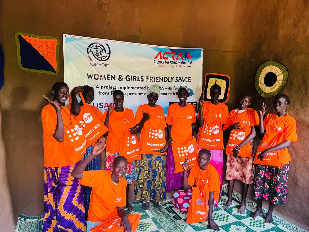 Did you know that May is widely recognized as menstrual health awareness month with 28th of the month dedicated as menstrual hygiene Day? 

Now imagine facing displacement or crisis and still having to manage your period without basic necessities. 
For women and girls in