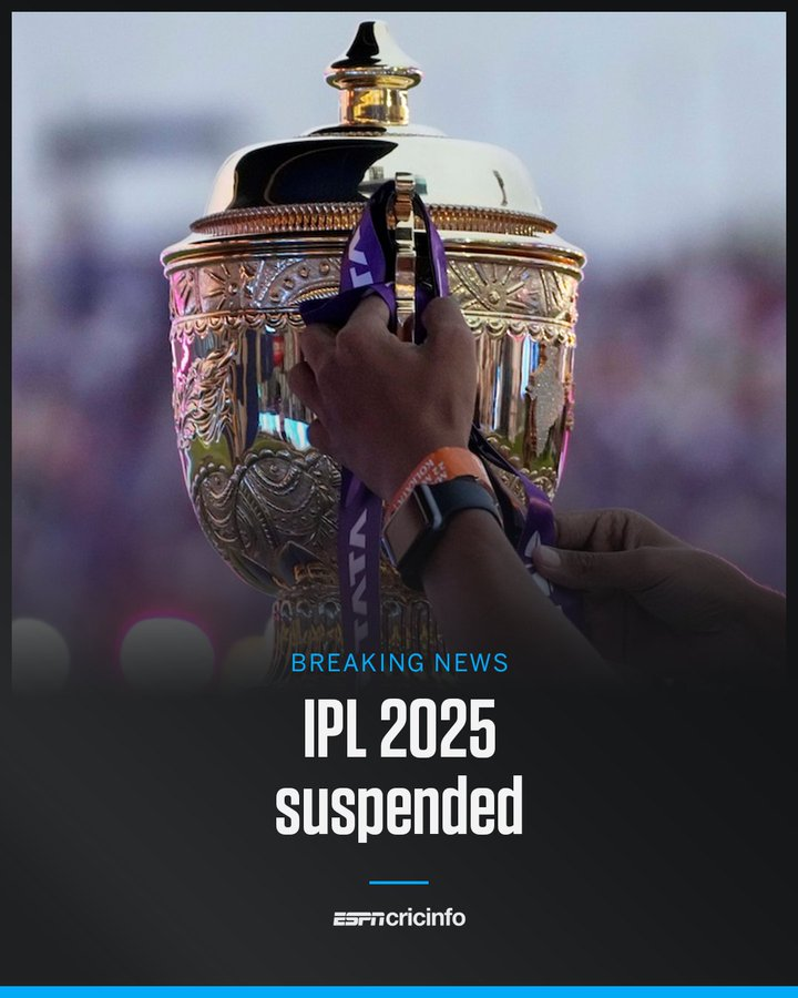 IPL Suspended. The Wire blocked across India. 

#IPL2025 #iplsuspended #thewire