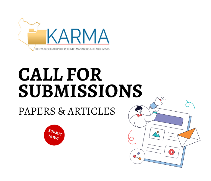 Have you submitted your paper for the 9th KARMA Annual Records Management Conference yet? Whether you are a researcher, practitioner, student, or thought leader in records and information management, this is your conference. Join us from November 3rd–7th, 2025 in Mombasa. This