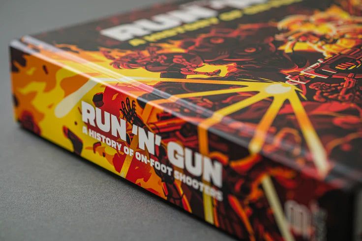 Run 'n' Gun: A History of On-Foot Shooters by <a href="/bitmap_books/">Bitmap Books</a> and written by <a href="/davescook/">Dave Cook</a>: buff.ly/KjQcPvq 

This stunning coffee-table book charts 40 years of run ’n’ gun history across over 496 gorgeous pages. Think Contra, Gunstar Heroes, Metal Slug, Mega Man &amp; more!