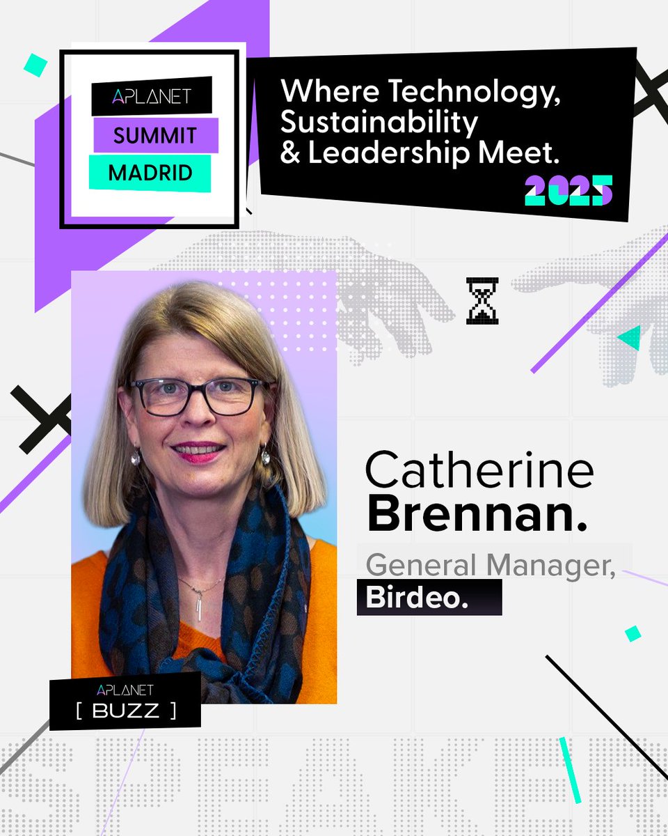🚨Speaker Reveal!

Catherine Brennan (@Birdeo) joins #APLANETSummitMadrid2025

From scaling global tech to leading ESG hiring in Europe, she’s redefining impact leadership. Catch her June 10 in CUPRA City Garage Madrid or via livestream.

🎟 Register free: aplanet.org/campaign/summi…