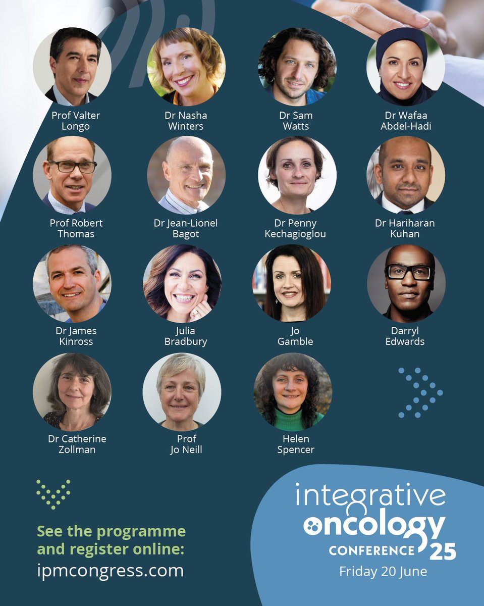 BREAKING NEWS! The #IntegrativeOncology Conference taking place at the #ipmcongress is now SOLD OUT! Tickets are still available for the remaining four conferences and the workshops/exhibition but be quick as space is limited!! bit.ly/ipmcongress #integrativemedicine