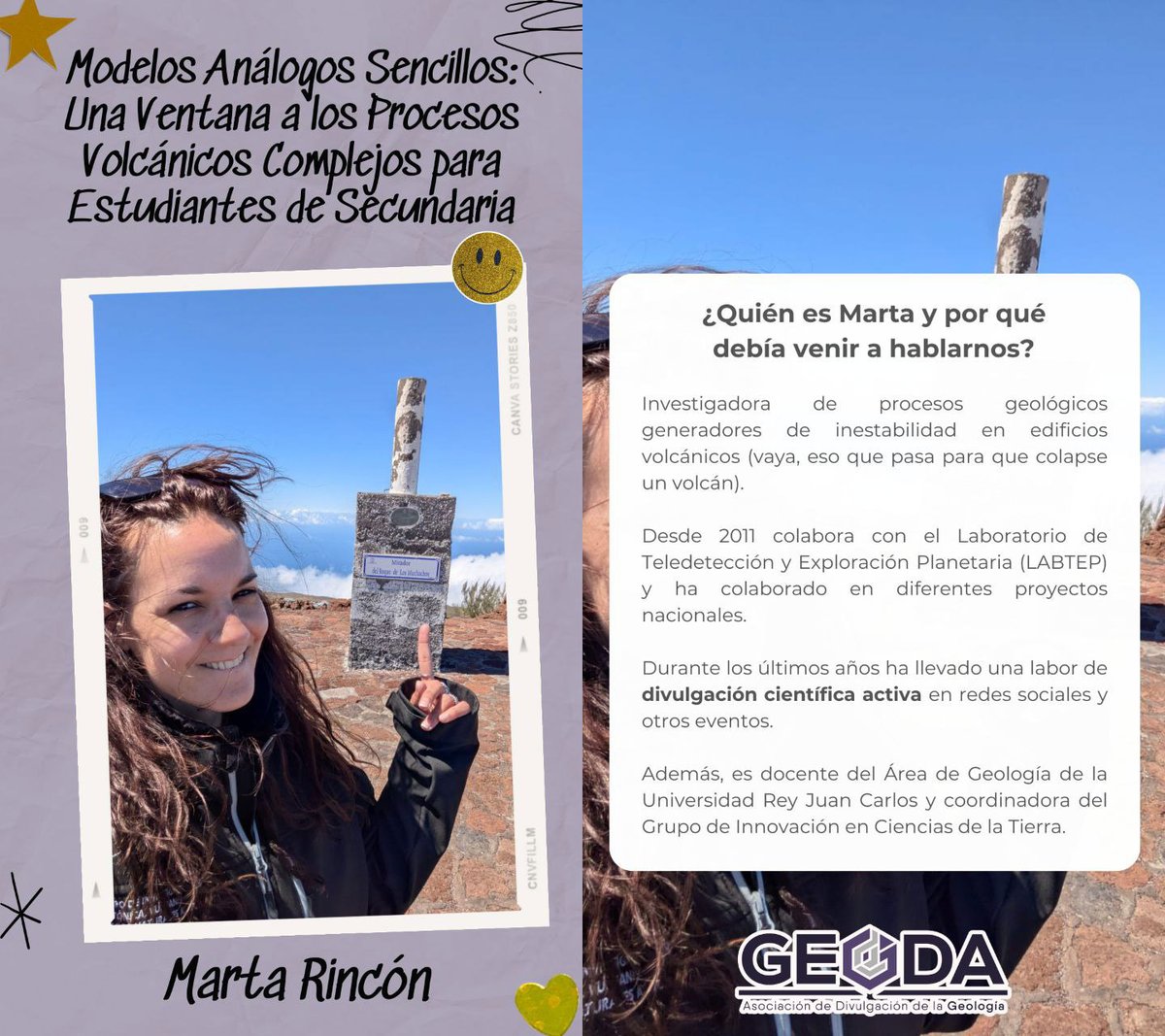 GeodaDivulga (@geodadivulga) on Twitter photo <a href="/Museodelafalla/">Museo de la Falla, Juzbado</a> <a href="/mcastigarcia/">marisa castiñeira</a> La 4ª charla de la #Geoquedada2025 será online y con ella aprenderemos un poquito sobre modelos análogos sencillos para hablar de procesos volcánicos. La respuesta es <a href="/FalladaMente/">FalladaMente</a>, a la que sin duda conoceréis ya. Y si no la conocíais, ¿a qué esperáis para seguirla en redes? <a href="/Museodelafalla/">Museo de la Falla, Juzbado</a> <a href="/mcastigarcia/">marisa castiñeira</a> La 4ª charla de la #Geoquedada2025 será online y con ella aprenderemos un poquito sobre modelos análogos sencillos para hablar de procesos volcánicos. La respuesta es <a href="/FalladaMente/">FalladaMente</a>, a la que sin duda conoceréis ya. Y si no la conocíais, ¿a qué esperáis para seguirla en redes?