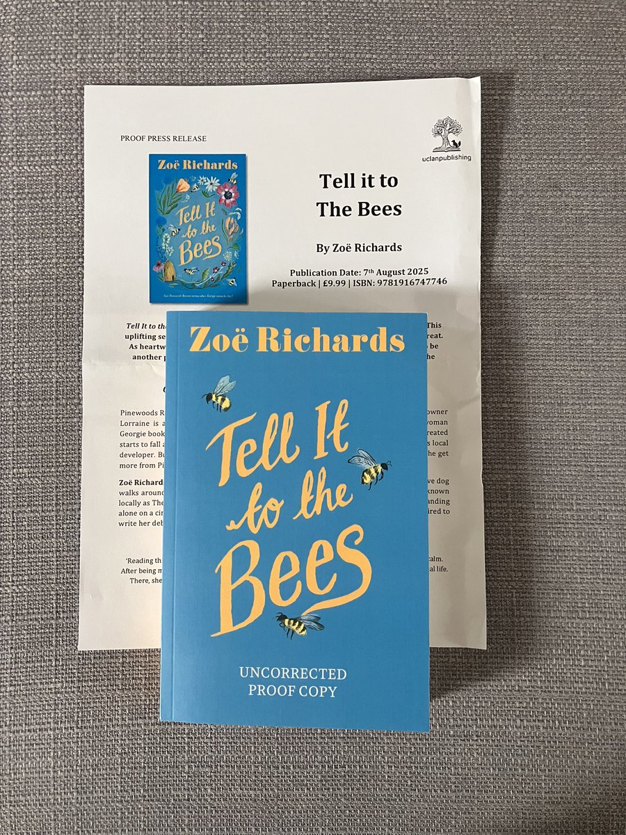 Laura Pearson (@laurapauthor) on Twitter photo I really enjoyed #GardenofherHeart by <a href="/zoerichardsuk/">Zoรซ Richards | Author & Writing Coach</a>, so Iโm pleased to have recieved a proof of companion novel, #TellittotheBees. Thank you, @publishinguclan. Out in August. I really enjoyed #GardenofherHeart by <a href="/zoerichardsuk/">Zoรซ Richards | Author & Writing Coach</a>, so Iโm pleased to have recieved a proof of companion novel, #TellittotheBees. Thank you, @publishinguclan. Out in August.