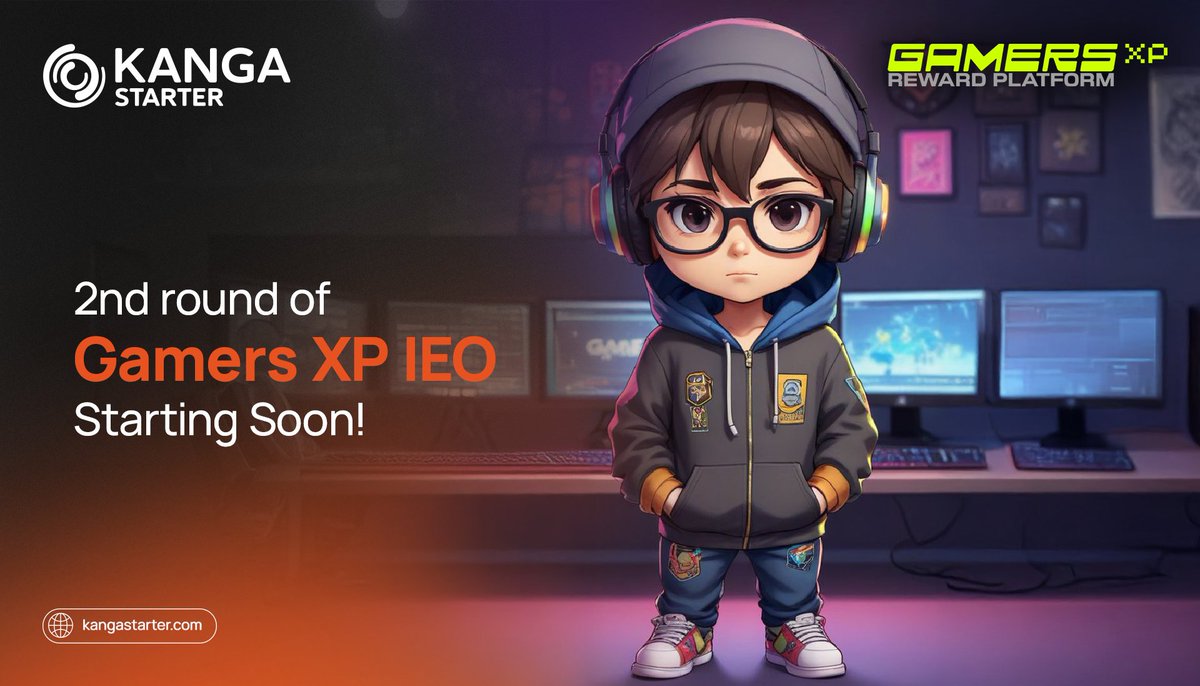 🚨 GamersXP IEO is live soon! Don’t miss the chance to be part of the next big thing in gaming! 🎮
🔹 Token Price: $0.005
🔹 Vesting: 20% at TGE, 1-Month Cliff
🔹 Chain: Polygon
🔜 May 9th, 2025, 10:00 UTC - Join now: trade.kanga.exchange/launchpad/GMXP 
#IEO #CryptoGaming #Blockchain