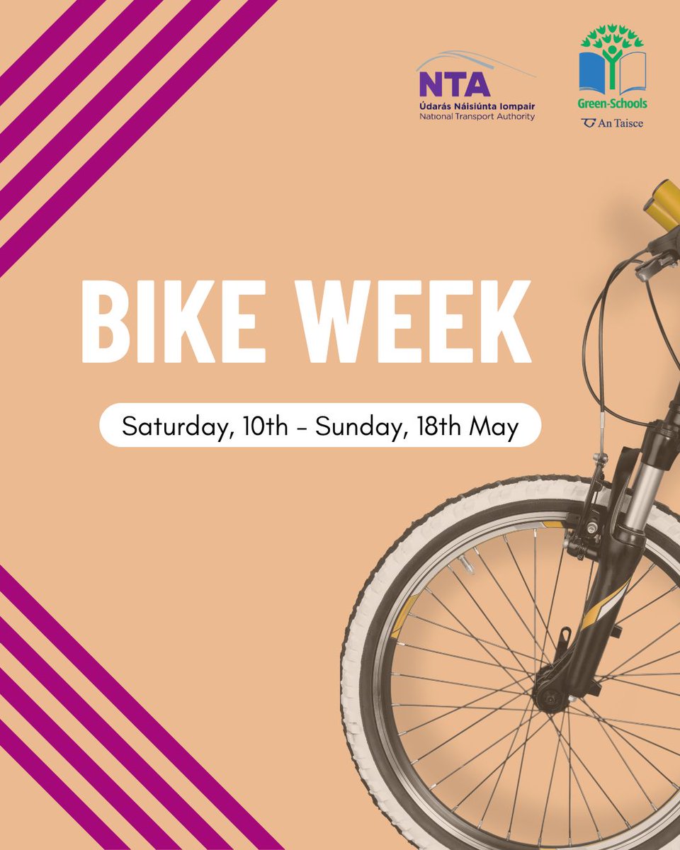 Get ready to roll into Bike Week 2025!🚴‍♀️ 🙌 

Starting this Monday, we're celebrating all things cycling - from the joy of riding to the power of active travel to school. Pump up those tires and join the fun!

Don’t forget to share your photos and news with us on social media by