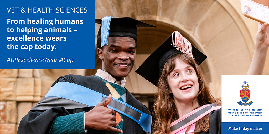 Today we wear our caps; tomorrow, we make an impact. Congratulations to UP’s  Health Science &amp; Vet Sciences graduates! Watch the graduation live stream here: ow.ly/cs8p50VPrxS

#UPExcellenceWearsACap #UPGraduation2025