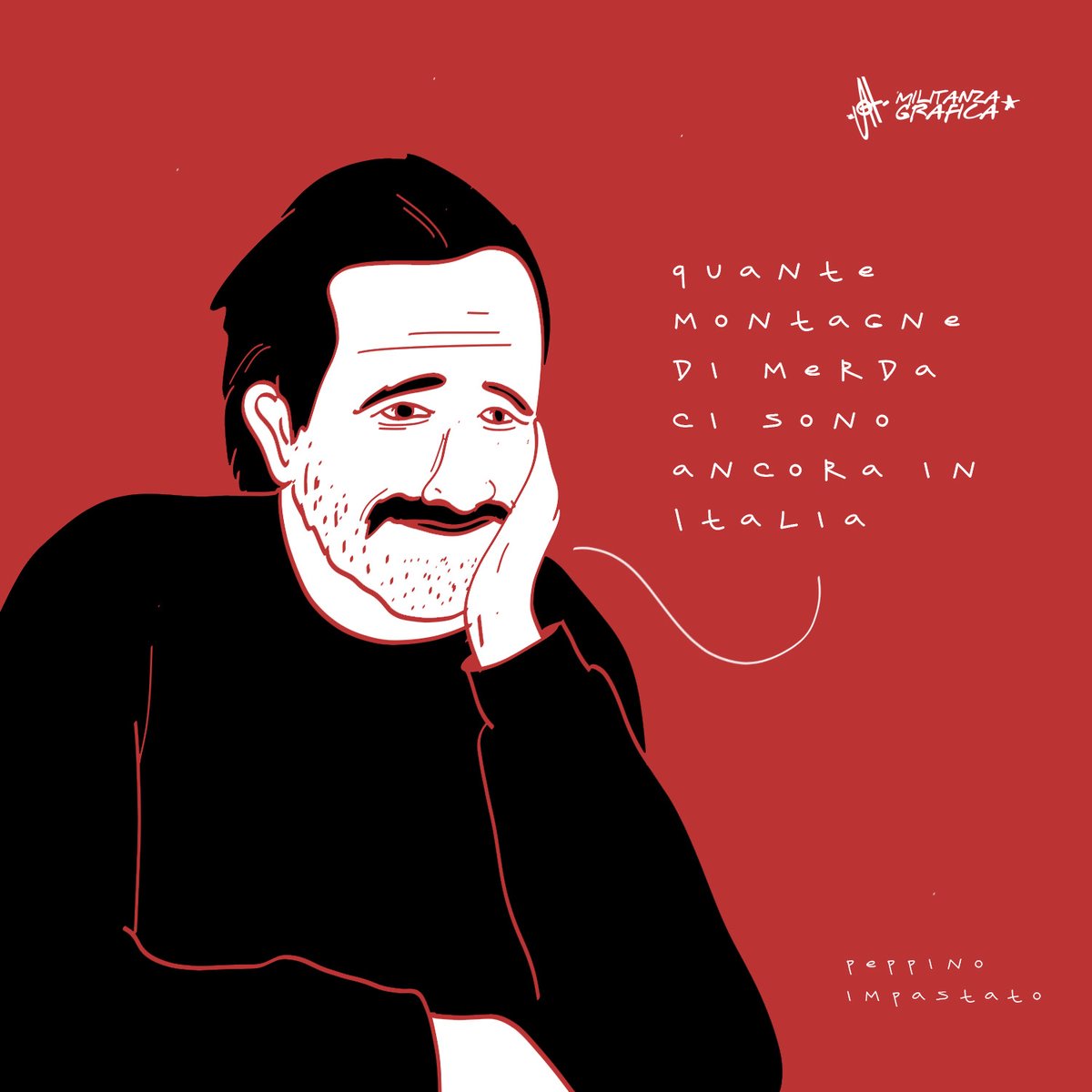 Il #9Maggio 1978 viene ritrovato il corpo ucciso dalla #mafia del compagno, radiofonico ed attivista #PeppinoImpastato. Per non dimenticare Peppino e la fondamentale lotta antimafia che deve tornare fondamentale nel movimento tutto.

militanzagrafica.it/peppino-impast…