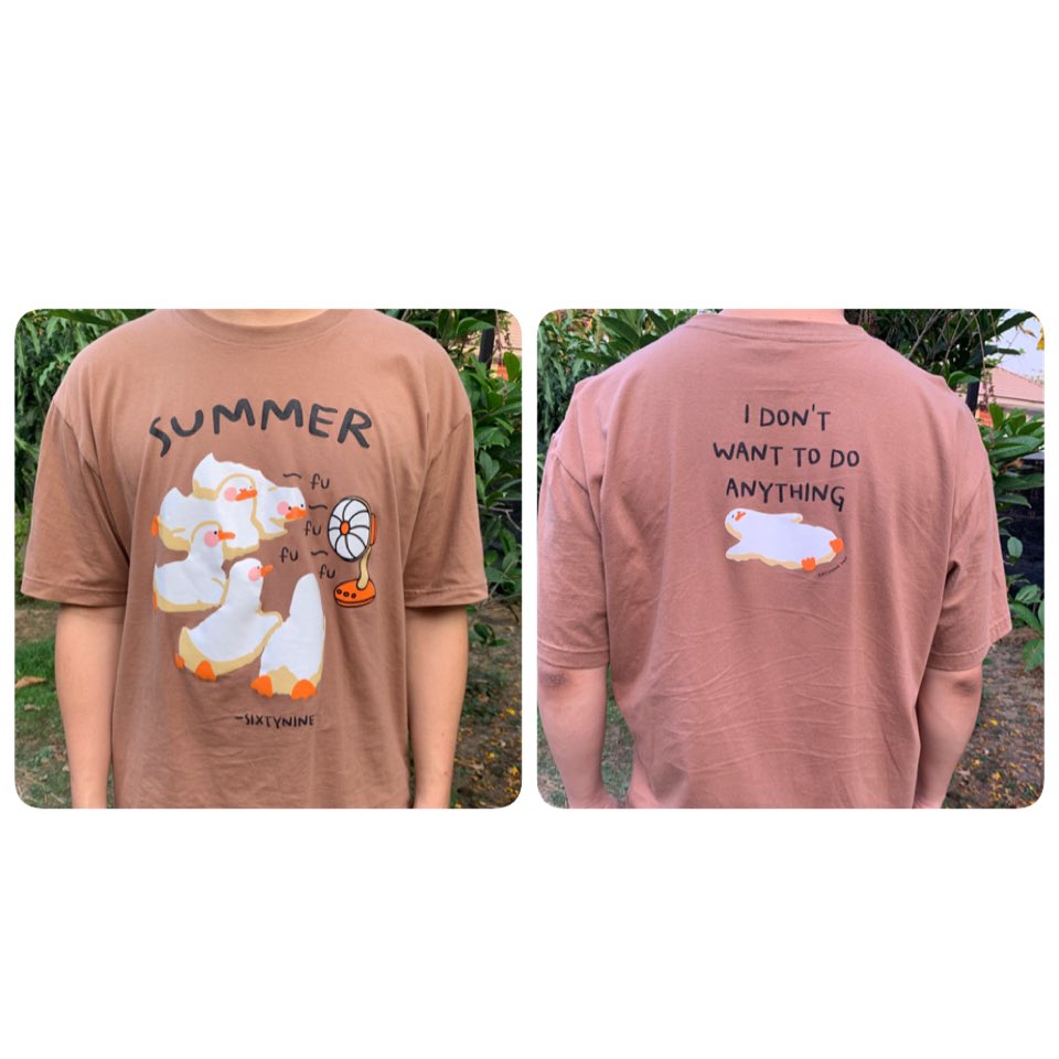 ueeo_T's tweet photo. 🥳🌈เสื้อยืดพิมพ์ลาย “เป็ดร้อน” เนื้อผ้าไม่หนาไม่บางเกินไป ใส่สบายลายน่ารักสุดๆ เป็นผ้า cotton แท้ 100% ใส่แล้วไม่เป็นขุย มีสี่สีให้เลือก ดำ บราวน์ชูการ์ มิ้นท์ ม่วง

#ช้อปปี้แฟชั่น
ตามพิกัดไปโลดดด

https://t.co/scaTOPlguy https://t.co/0aVRFtKLEC