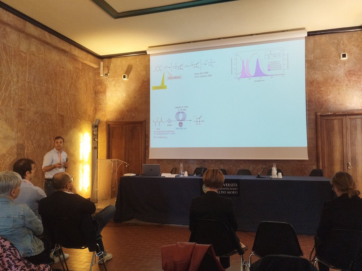 Chiara Cabua (@chiaracabua_) on Twitter photo <a href="/GroupSecci/">Francesco Secci Lab</a> Prof. Secci on stage at Italian Flow Chemistry Symposium in Bari, showing us the recent advances and explorations in the field of flow chemistry achieved in our group in Cagliari! 👏🏻👏🏻👏🏻
#IFCS2025 <a href="/GroupSecci/">Francesco Secci Lab</a> Prof. Secci on stage at Italian Flow Chemistry Symposium in Bari, showing us the recent advances and explorations in the field of flow chemistry achieved in our group in Cagliari! 👏🏻👏🏻👏🏻
#IFCS2025