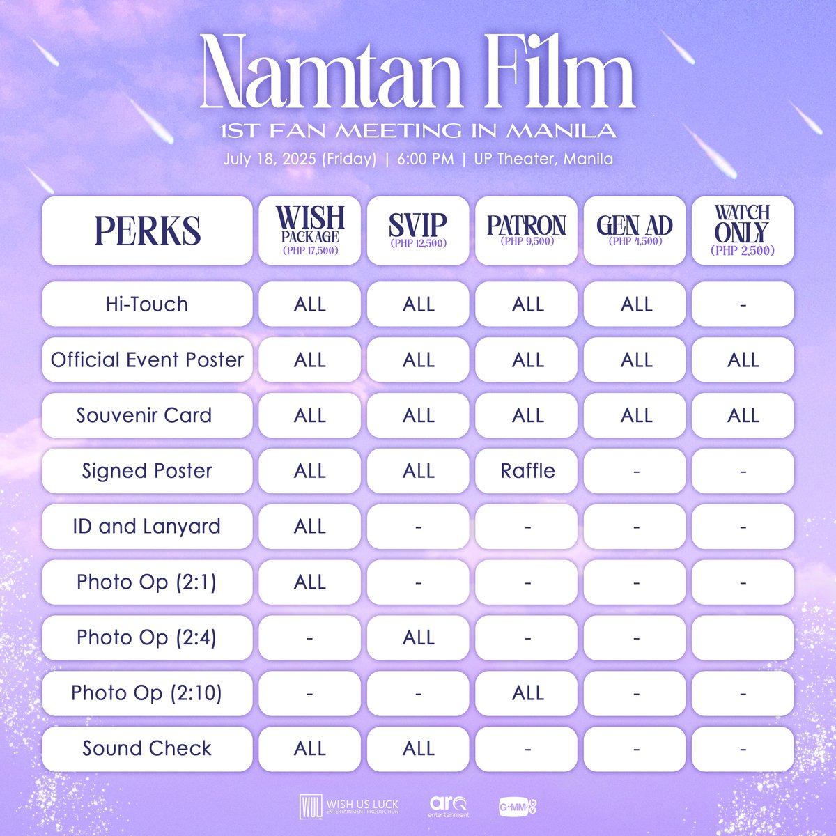 GMMTV's tweet image. Two shining stars will now finally be within your reach as Namtan and Film make their Lunar's wishes come true in Manila! 

Enjoy a dazzling night filled with sweet moments woven into one beautiful tale on July 18, 6PM at the UP Theater for NAMTAN FILM 1ST FAN MEETING IN MANILA.…