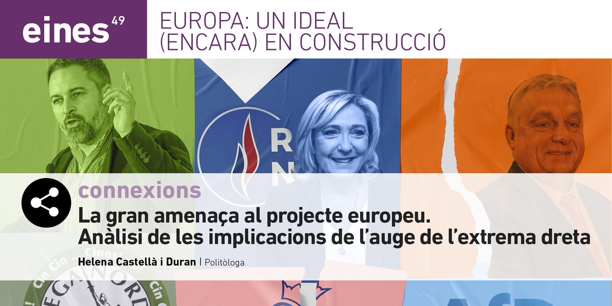 En un moment clau per al futur d’Europa, l'extrema dreta intenta guanyar espai. Com combatre-la des de les institucions polítiques i des del carrer?

📅🇪🇺 En el #EuropeDay recuperem aquest article d'<a href="/helenacastella/">Helena Castellà</a> sobre la gran amenaça al projecte europeu
f.mtr.cool/xhnwrupzst