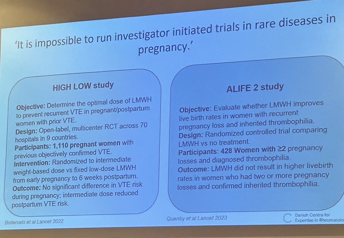 Cassy Sims, MD (@drcassysims) on Twitter photo Recent study on dosing of anticoagulation in pregnancy: <a href="/RheumNow/">Dr. John Cush</a>
💉>1k pregnant women with history of VTE treated with weight based vs. fixed LMWH; no difference in VTE risk during pregnancy; weight based decrease postpartum VTE risk Recent study on dosing of anticoagulation in pregnancy: <a href="/RheumNow/">Dr. John Cush</a>
💉>1k pregnant women with history of VTE treated with weight based vs. fixed LMWH; no difference in VTE risk during pregnancy; weight based decrease postpartum VTE risk