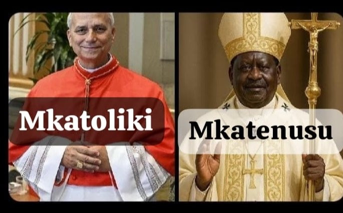 #PopeLeoXIV  Kenyans just being Kenyans with <a href="/RailaOdinga/">Raila Odinga</a> 😂😂😂
