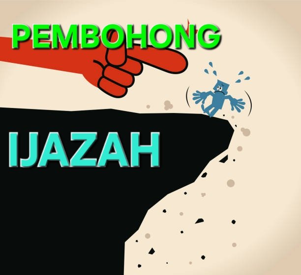 KEBENARAN TIDAK AKAN MUNCUL DARI PEMBOHONG
☆ Orang yg miliki jejak panjang kebohongan tak pernah punya ijazah asli. Maka jika ada orang atau institusi yg coba-2 memveriifikasi ijazahnya sebagai asli, maka orang or institusinya akan terjerembab dalam kubangan kebohongan yg nyata!
