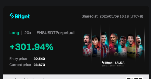 0xAvallone's tweet photo. $ENS 多单收益 +301.94% https://t.co/aa0jeVPxCj